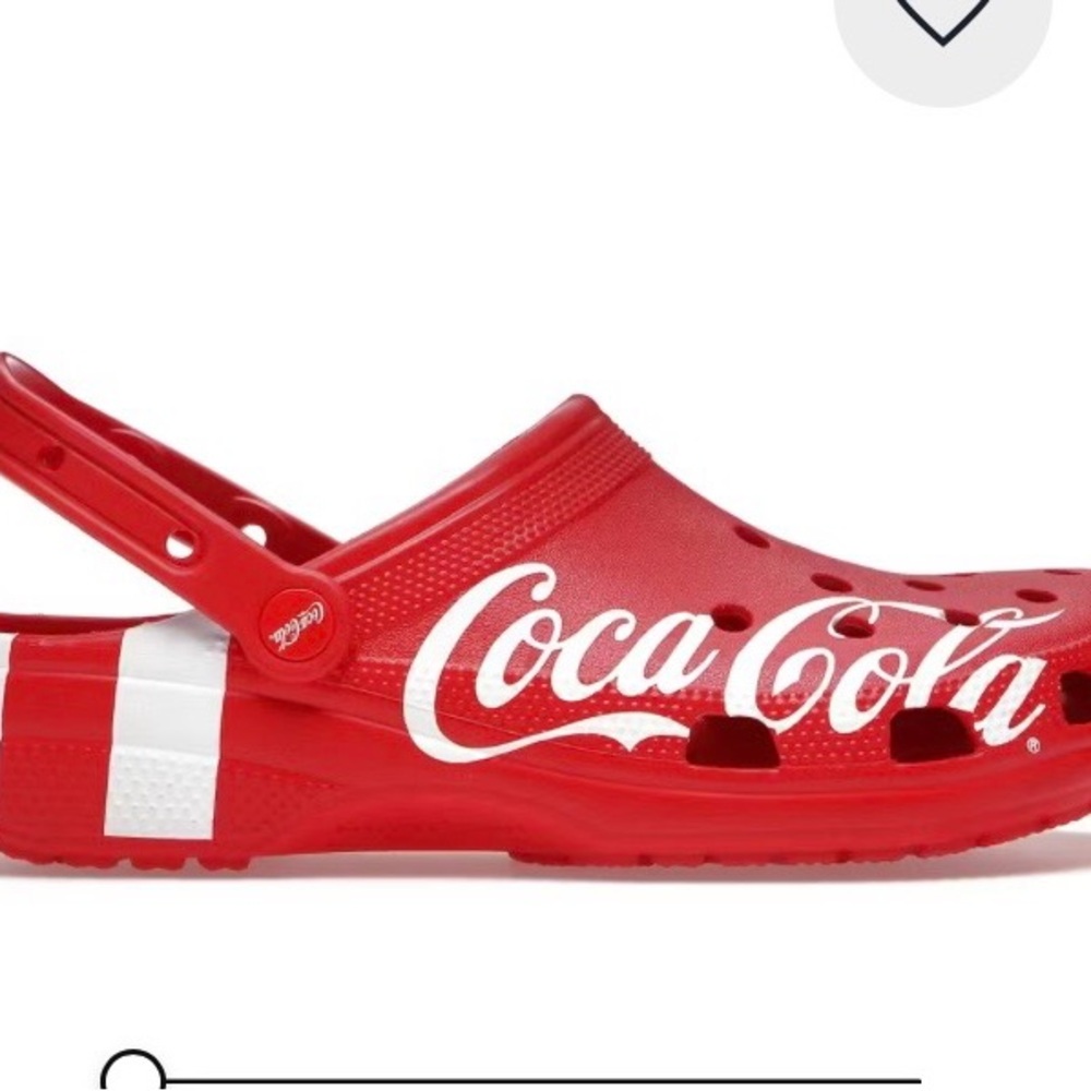 CROCS Kids Red and White Clogs